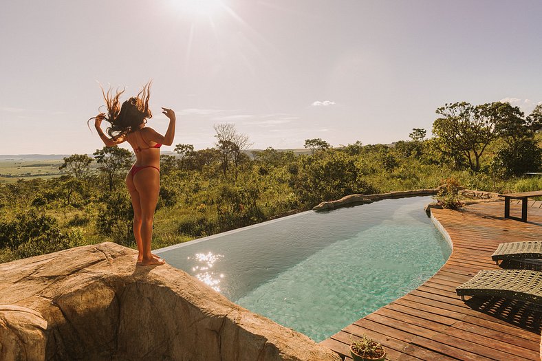 Casa Ônix View (15km AltoParaíso) - Viagem Inspirada